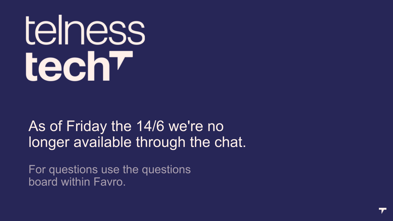 Telness Tech Announcement